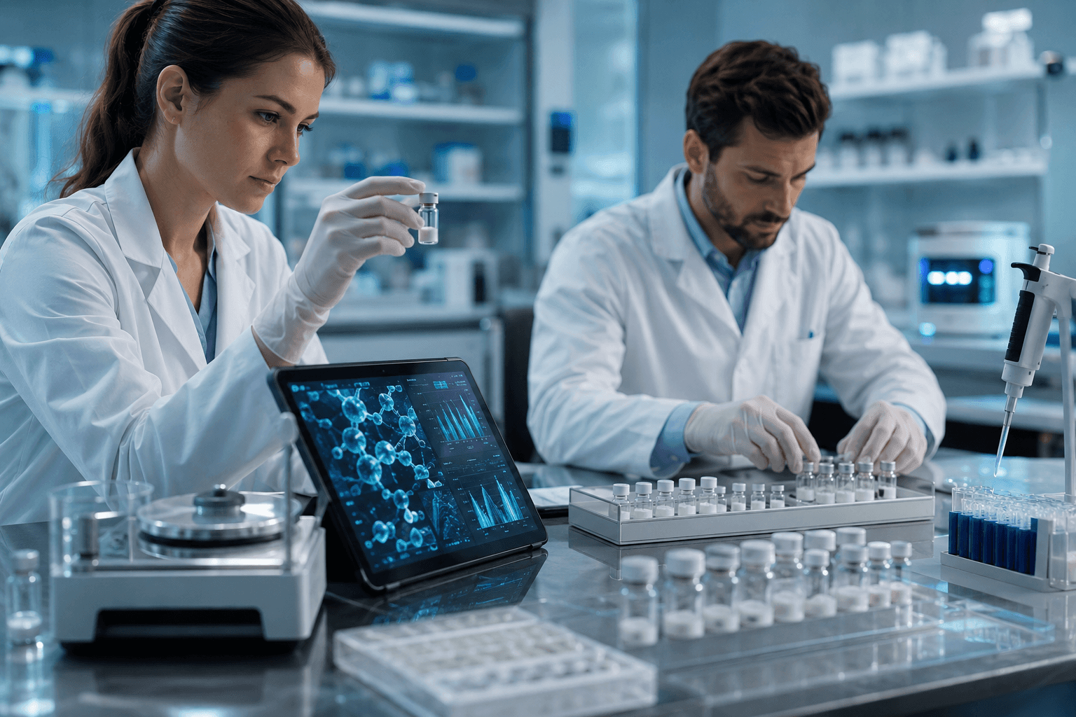 Peptide Blends and Stacks for Combined Studies