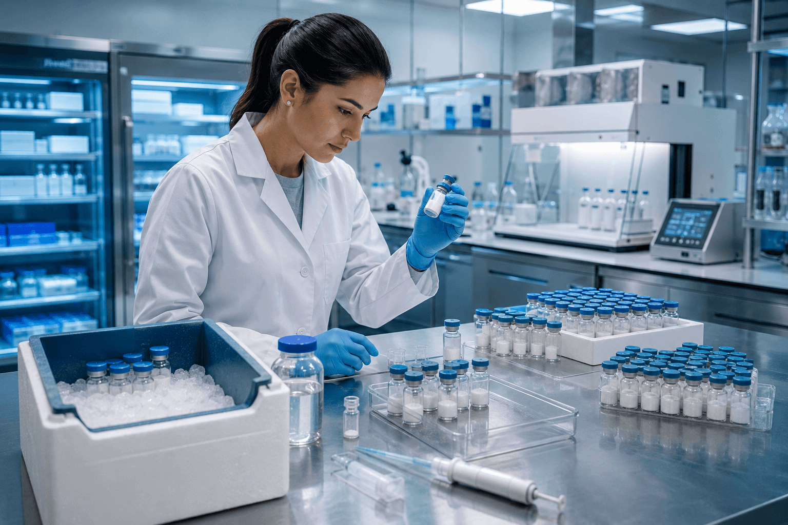 Peptide Vials for Laboratory Research